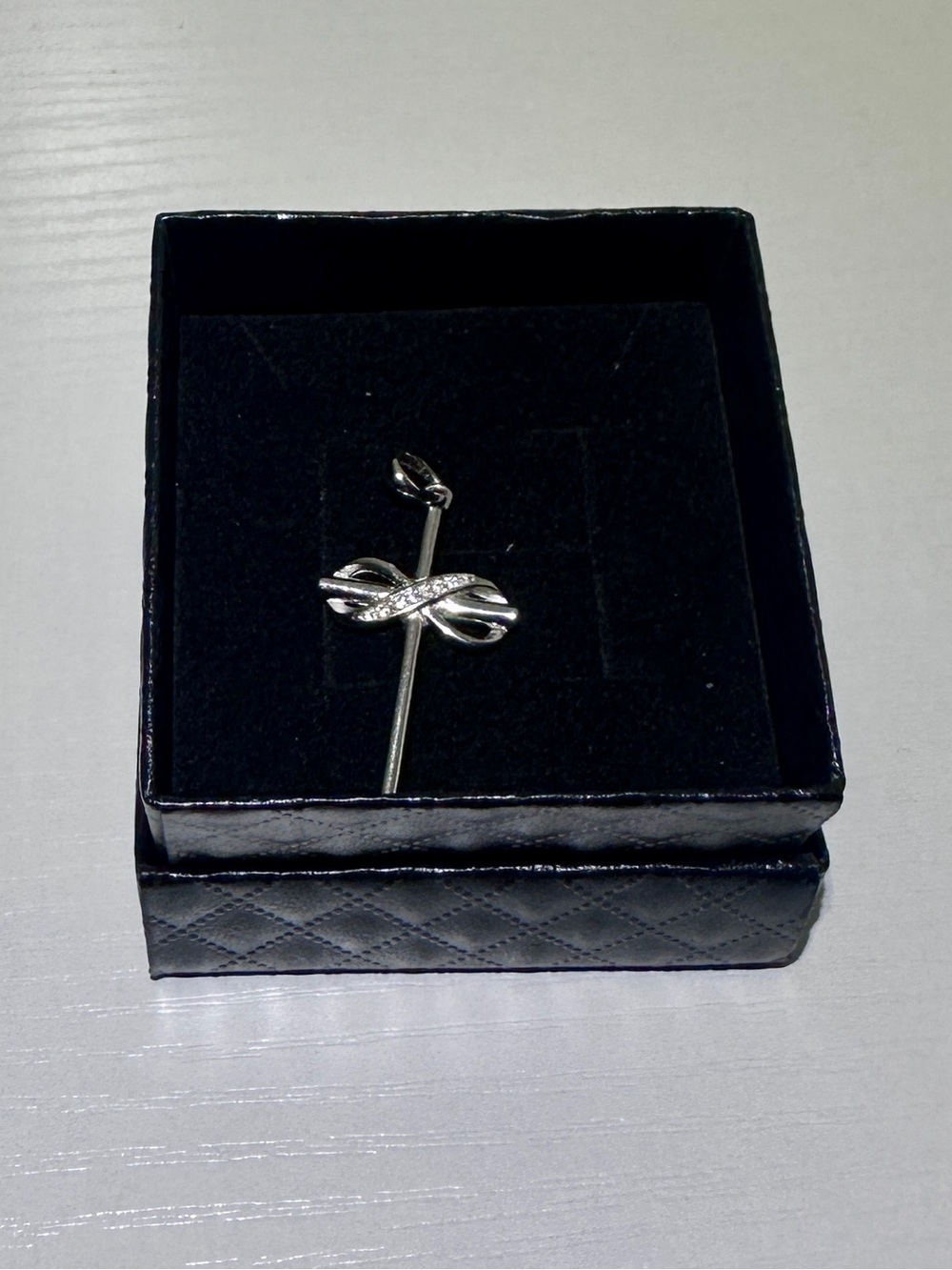 925 Silver Cross with Infinity Design - Picture 2 of 3
